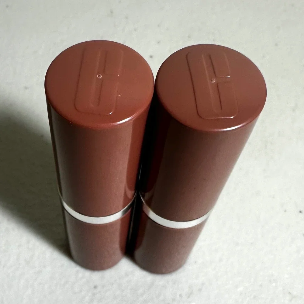 Clinique Bare Pop‎ Lipstick Set 2 Full Size Discontinued Makeup Nude Neutral HTF